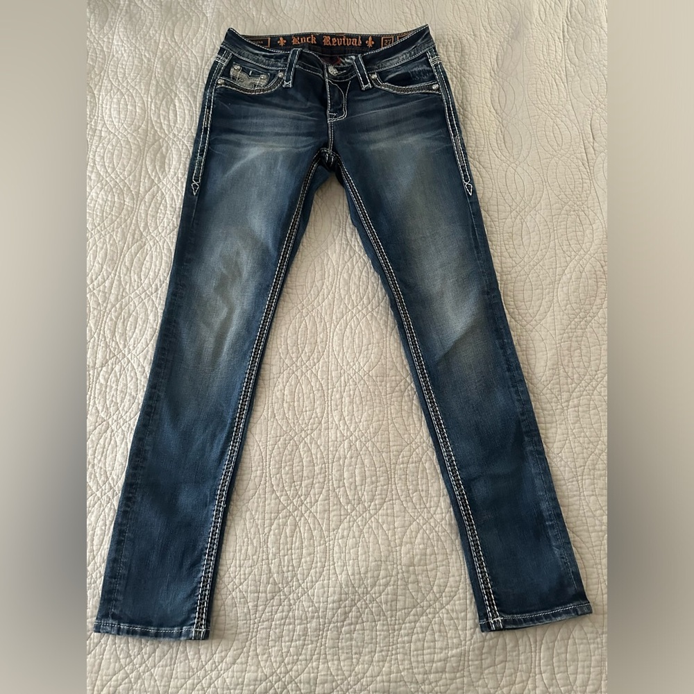 Rock Revival Easy Ankle Skinny Jeans 27